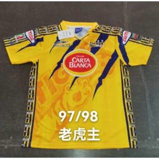 เสื้อกีฬาลําลอง ลายเสือ คุณภาพสูง สไตล์วินเทจ 97-98