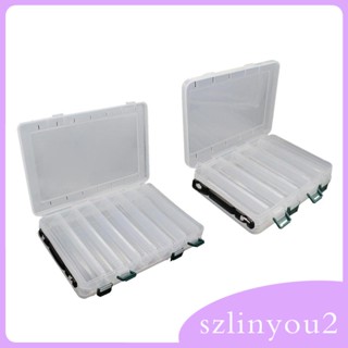 [szlinyou2] กล่องเก็บเหยื่อตกปลา แบบพกพา หลายช่อง ถอดออกได้