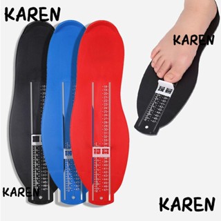 Karen เครื่องวัดขนาดเท้า แบบพกพา สําหรับผู้ใหญ่ ขนาด EU