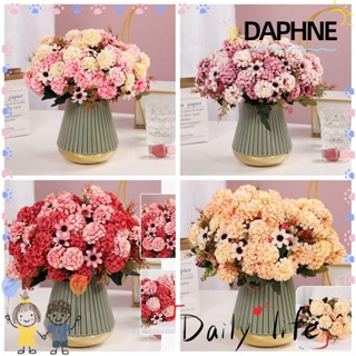 Daphne ดอกกุหลาบประดิษฐ์ ผ้าไหม สไตล์เรโทร สําหรับตกแต่งบ้าน งานแต่งงาน DIY