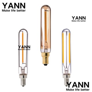 Yann1 หลอดไฟคริสตัล LED E12 E14 2200K 2700K T20 สีขาวอบอุ่น สําหรับตกแต่งบ้าน