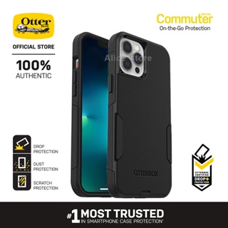 Otterbox Commuter Series เคสโทรศัพท์มือถือ สีดํา สําหรับ iPhone 13 Pro Max 13 Pro 13 13 Mini