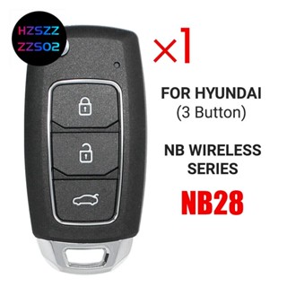 รีโมตกุญแจรถยนต์ 3 ปุ่ม สําหรับ KEYDIY NB28 KD KD900 KD-X2 KD MINI KD-MAX Hyundai Style