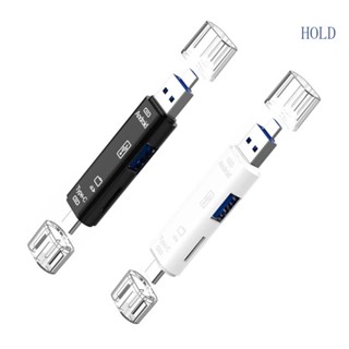 Ace 5 in 1 อะแดปเตอร์การ์ดรีดเดอร์ USB 3 0 Type C USB Micro USB SD TF OTG