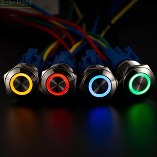 【Big Discounts】Push Button Switch LED Latching On Off Self-locking Waterproof 1 PC 19mm#BBHOOD