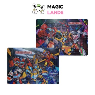 Jigsaw Puzzle ตัวต่อจิ๊กซอว์ 54 ชิ้น แผ่นขนาด L Transformers Tray Toy Board Variant ภาพทรานส์ฟอร์เมอร์สพร้อมถาดรอง สิ...