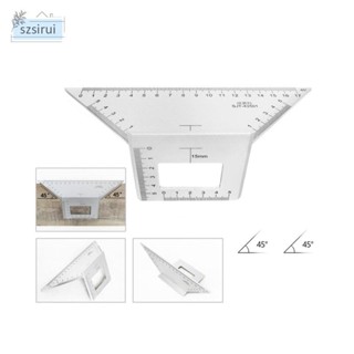 [szsirui] เครื่องมือวัด ทรงสี่เหลี่ยม สําหรับช่างไม้