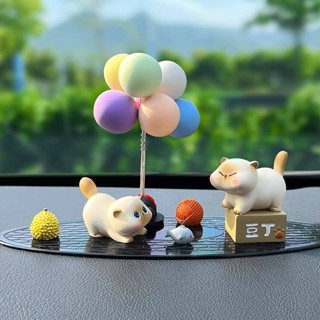 Small Siam Car Accessories Internet Celebrity Female Cute Cartoon Unique Dashboard Car Decoration Decoration 2023 New G4nb