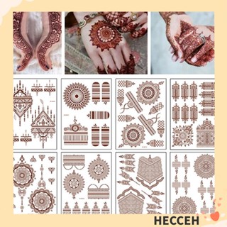 Hecceh สติกเกอร์รอยสักชั่วคราว กันน้ํา สําหรับติดตกแต่งร่างกาย