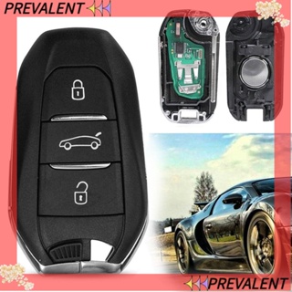 Preva กุญแจรีโมตรถยนต์ HU83 VA2 Blade 433MHz ชิป 4A ID46 3 ปุ่ม สําหรับ Peugeot 308 508 Citroen C4 DS4 DS5