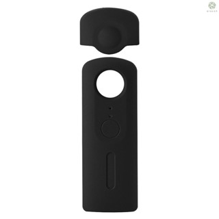 [XS] Andoer เคสซิลิโคน ป้องกันกล้อง พร้อมฝาปิดเลนส์ สําหรับกล้อง Ricoh Theta V 360 องศา