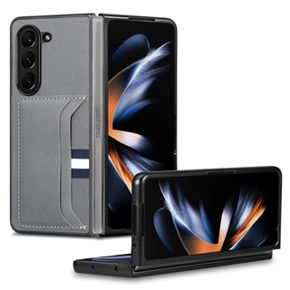 เคสโทรศัพท์มือถือ กันกระแทก พร้อมช่องใส่บัตร สําหรับ Samsung Galaxy Z Fold 5 4 5G Fold4 Fold5 Fold2 Fold3 Fold 3 2