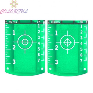 【COLORFUL】Target Plate 100*70mm Magnetic Base Plastic Red 2pcs/set For Alignment