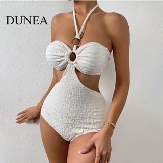 Dunea ชุดจั๊มสูท สายคล้องคอ เปิดหลัง เซ็กซี่ สําหรับผู้หญิง