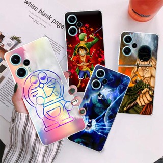 สําหรับ Xiaomi Poco F5 เคสเพ้นท์ลาย บาง TPU ซิลิโคนนิ่ม เคส