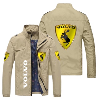 VOLVO LOGO jacket S60 S90 XC40 XC60 XC90 V40 V60 V90 outdoor driving loose thin cardigan stand collar windbreaker