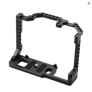 {fly} Andoer Camera Cage Aluminum Alloy with Dual Cold Shoe Mount 1/4 Inch Screw Compatible with  EOS 90D/80D/70D DSLR Camera