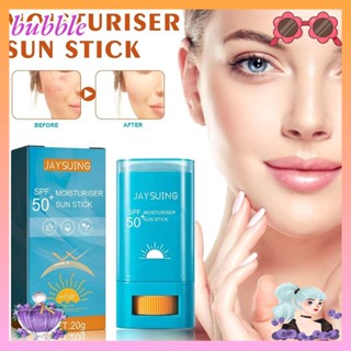 Bubble ครีมกันแดด ทุกสภาพผิว ไม่เหนียวเหนอะหนะ Vegan Sun Stick สําหรับใบหน้า ยูวี คอนซีลเลอร์ ร่างกาย ไวท์เทนนิ่ง ป้องกัน