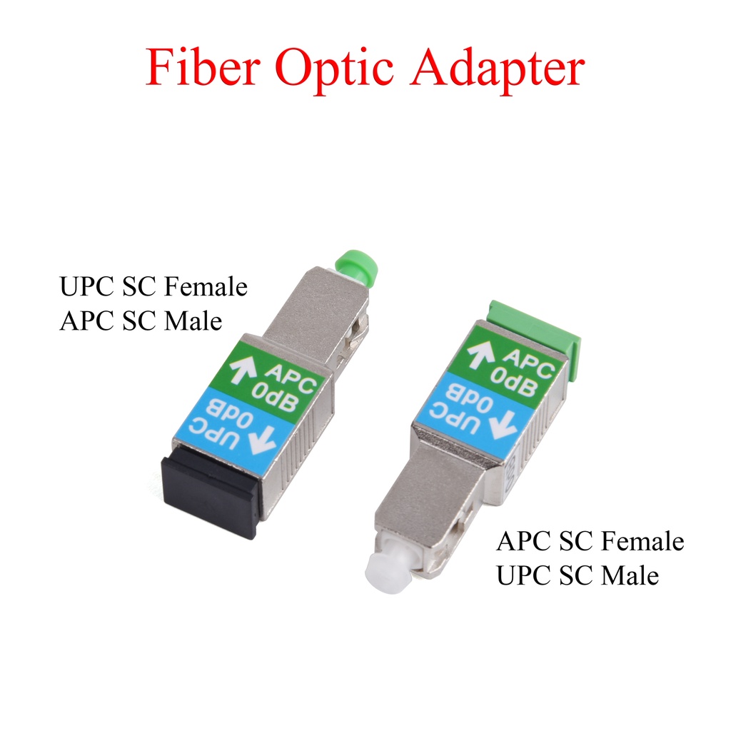 5 ชิ ้ นอะแดปเตอร ์ ไฟเบอร ์ ออปติก APC/UPC SC FC ชายถึง APC/UPC SC FC หญิง 0dB Attenuator โหมดเดียว
