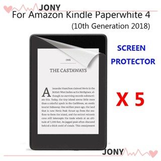 Jy1 ฟิล์มกันรอยหน้าจอ 6 นิ้ว สําหรับ Kindle Paperwhite 4 2018 5 ชิ้น