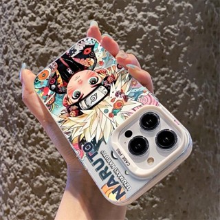 เคสโทรศัพท์มือถือ แบบแข็ง ผิวด้าน ลายการ์ตูนนารูโตะ สําหรับ iphone 11 12 13 14 Pro Max 14Plus ip 12promax 13promax