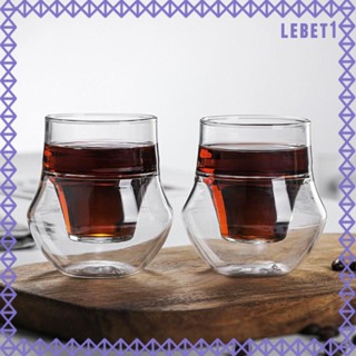 [Lebet] แก้วกาแฟ แบบใส สองชั้น สําหรับปาร์ตี้ บาร์ ครัวเรือน