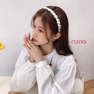 Cleoes ที่คาดผม ผ้าตาข่าย แบบบาง น่ารัก สไตล์เกาหลี สําหรับผู้หญิง