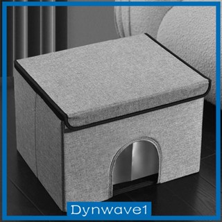 [Dynwave1] บ้านแมว ผ้าออกซ์ฟอร์ด กันน้ํา ใช้ซ้ําได้ 50x40x35 ซม. พร้อมกระเป๋าเก็บ อุปกรณ์เสริม สําหรับสัตว์เลี้ยง แมว