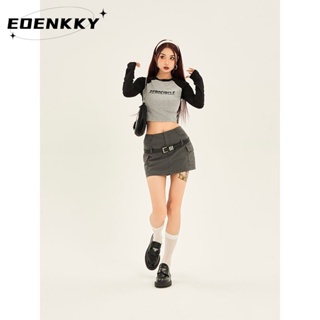 EOENKKY  กระโปรง กระโปรงยีนส์ กระโปรงกางเกง 2023 NEW Style 080117 Beautiful สบาย Stylish fashion A23M0CV 36Z230909