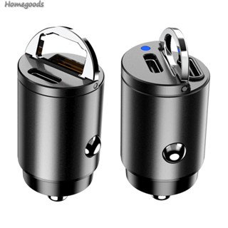 อะแดปเตอร์ชาร์จโทรศัพท์มือถือ 5A Dual USB 30W Mini Quick Car Charger สําหรับโทรศัพท์มือถือ H [homegoods.th]