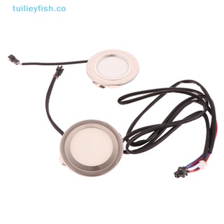 Tuilieyfish หลอดไฟ LED 12V DC 1.5W 70 มม. ประหยัดพลังงาน สําหรับตู้เสื้อผ้า ห้องครัว 2 ชิ้น