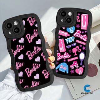 Casetify เคสโทรศัพท์มือถือ ขอบหยัก ลายกราฟฟิตี้บาร์บี้ สําหรับ Oppo A17K A77 A74 A16 A54S A9 A54 A53 A7 A5 A3s A12 A1k A57 A17 A78 A95 A96 A77s A16K A55 A15 A16s A5s A76 Reno 8 8T 8Z 7Z 6 เคส