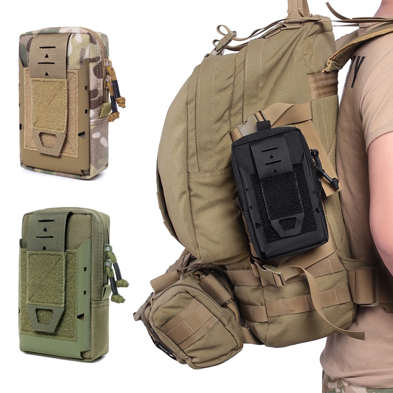 Luc 1000D Molle กระเป๋าคาดเอว กระเป๋าสตางค์ ใส่โทรศัพท์ EDC เหมาะกับการพกพาเล่นกีฬา กลางแจ้ง