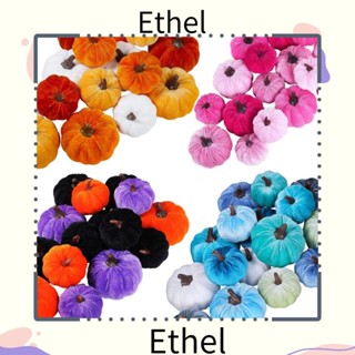 Ethel1 ฟักทองปลอม ผ้าสักหลาด แบบนิ่ม 10 ซม. หลากสี สําหรับตกแต่งปาร์ตี้