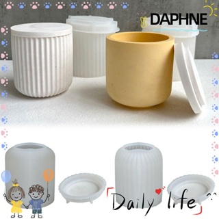 Daphne แม่พิมพ์อีพ็อกซี่เรซิ่น ทรงกลม ลายขวดเทียน สําหรับทําสบู่ แฮนด์เมด DIY