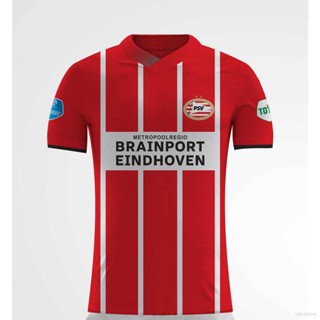 เสื้อยืดกีฬาแขนสั้น ลายทีมชาติฟุตบอล Psv พลัสไซซ์ 2021-2022