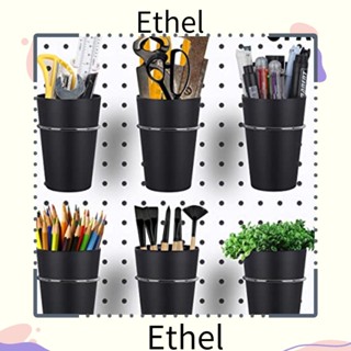 Ethel1 ตะขอแขวนถ้วย 1/6 ชิ้น สําหรับจัดเก็บอุปกรณ์ Pegboard