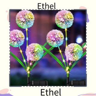 Ethel1 โคมไฟ LED รูปดอกแดนดิไลออน กันน้ํา สําหรับตกแต่งสวน สนามหญ้า