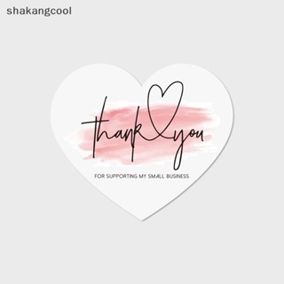 Shakangcool การ์ดของขวัญ รูปหัวใจภาษาอังกฤษ Thank You สีชมพู สําหรับตกแต่ง 30 ชิ้น ต่อแพ็ค SGL