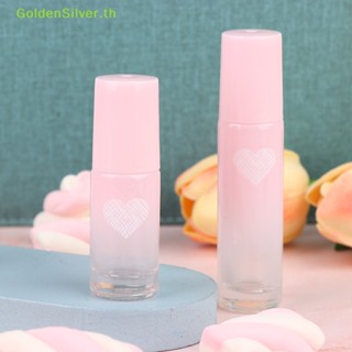 Goldensilver ขวดแก้วเปล่า สีชมพู 5 10 มล. TH