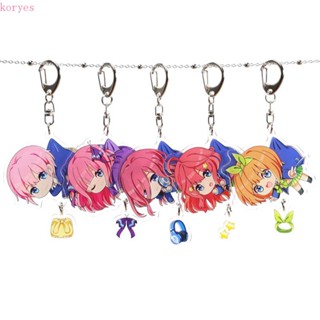 Koryes พวงกุญแจ จี้รูป Nakano Miku น่ารัก สําหรับห้อยกระเป๋า