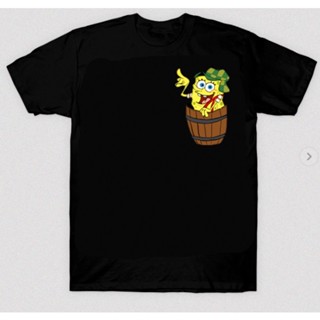 เสื้อยืดคอกลม แขนสั้น พิมพ์ลายการ์ตูน SpongeBob SquarePants Pie Big Star Octopus Brother Crab Boss 2 3 4 5 6 7 8 9 10 11 12 ปี ไซซ์ 110 120 13 140 150