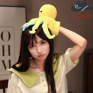 Bliss ตุ๊กตาหุ่นมือ รูปสัตว์ ปลาหมึก เพนกวิน สร้างสรรค์ ของเล่นสําหรับเด็ก