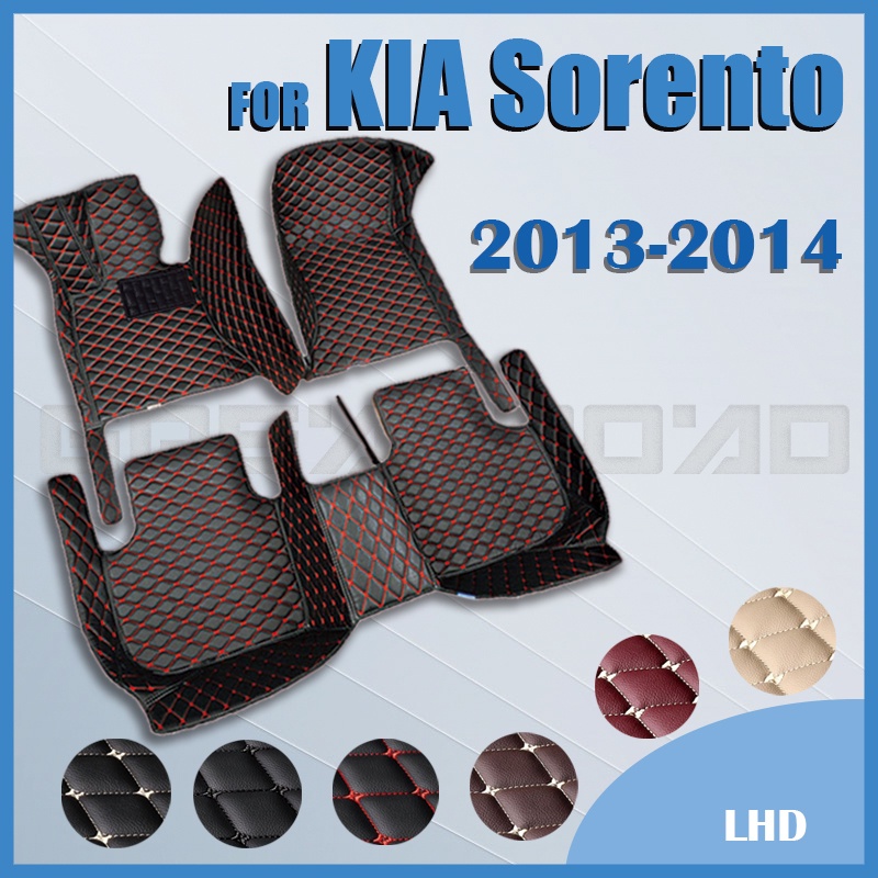 Rhd รถสําหรับ KIA Sorento (ห้าที่นั่ง) 2013 2014 Custom Auto Foot Pads รถพรมฝาครอบอุปกรณ์ตกแต่งภายใน
