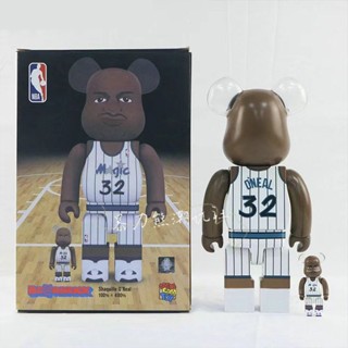 Bearbrick บล็อคตัวต่อ รูปหมีโหด 400% Jordan 100% สําหรับตกแต่งบ้าน ห้องนั่งเล่น