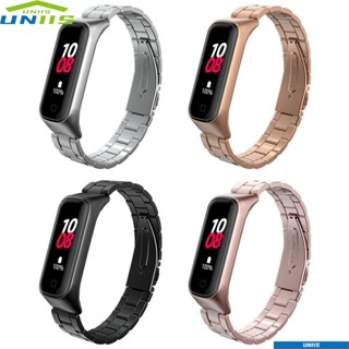 Uniis สายนาฬิกาข้อมือ สเตนเลส อุปกรณ์เสริม สําหรับ Galaxy Fit 2 R220