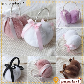 POPULAR ที่ปิดหูกันหนาว ผ้ากํามะหยี่ขนนิ่ม ให้ความอบอุ่น สําหรับผู้หญิง และผู้ชาย