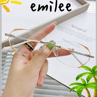 Emilee แว่นสายตาสั้น วินเทจ เพชร แวววาว กรอบเบาพิเศษ