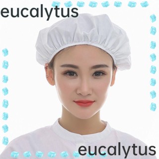 Eucalytus1 หมวกเชฟ ผ้าฝ้าย ระบายอากาศ ป้องกันควัน กันฝุ่น เหมาะกับใส่ทําอาหาร ทําอาหาร เพื่อสุขอนามัย สําหรับผู้ชาย และผู้หญิง