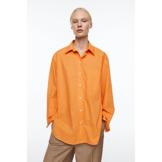 H&amp;M  Woman Cotton poplin shirt 1126542_4